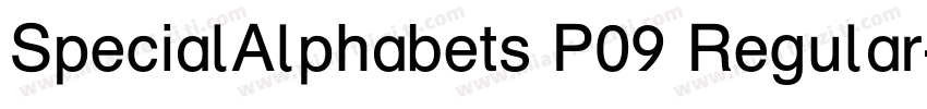 SpecialAlphabets P09 Regular字体转换